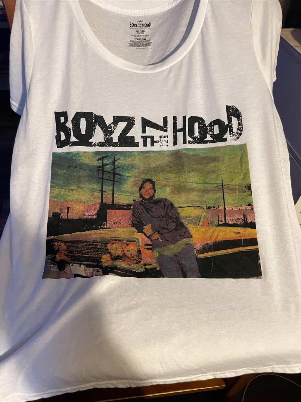 Boyz N the Hood Graphic Kids White Tee